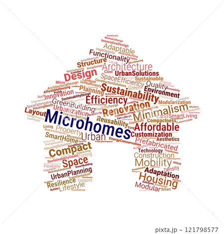 Microhomes Word Cloud Microhomes Word Cloud 121798577