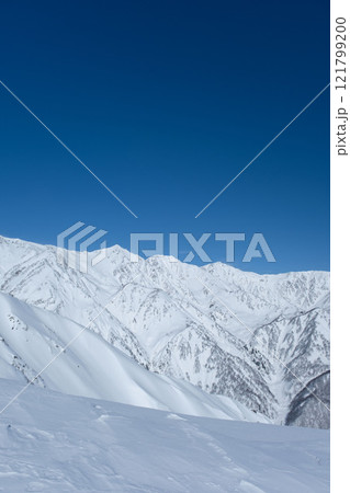 冬の北アルプス 白馬三山 冬の北アルプス 白馬三山 121799200