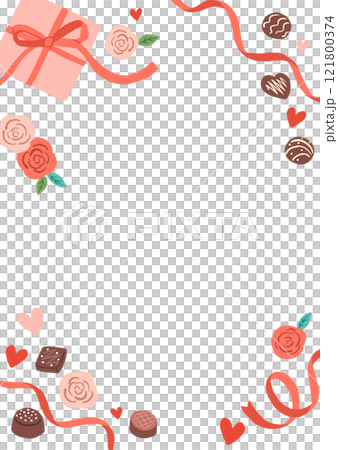 Cute Valentine's Day Frame 121800374