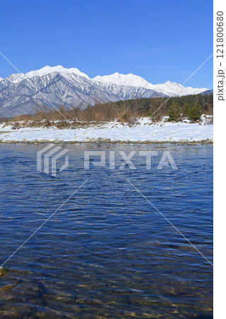 信濃大町山岳展望 冬の北アルプス後立山連峰 信濃大町山岳展望 冬の北アルプス後立山連峰 121800680