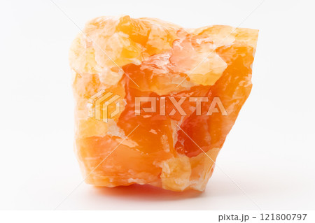 オレンジカルサイトの原石 オレンジカルサイトの原石 121800797