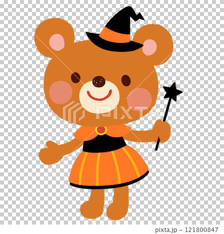 Cute bear halloween Cute bear halloween 121800847