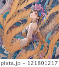 舞う女性 121801217