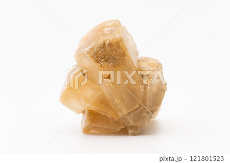 石膏の結晶の原石 121801523
