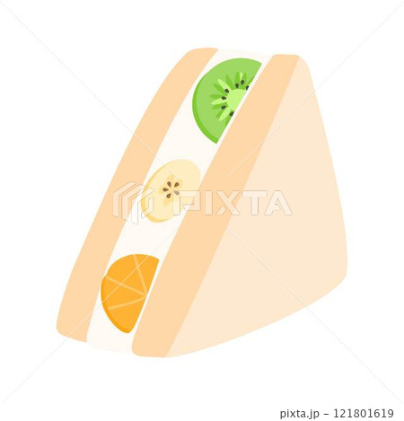 Fruit Sandwiches Japanese Dessert banana Fruit Sandwiches Japanese Dessert banana 121801619