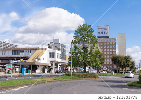駅前風景 土浦駅 駅前風景 土浦駅 121801778