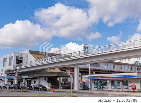 駅前風景 土浦駅 駅前風景 土浦駅 121801789
