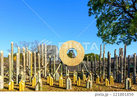 もっと知る(見学通路)から観える熊本城(秋景色)お城まつり(秋のくまもとお城まつり)(竹あかり) もっと知る(見学通路)から観える熊本城(秋景色)お城まつり(秋のくまもとお城まつり)(竹あかり) 121801850