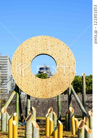 もっと知る(見学通路)から観える熊本城(秋景色)お城まつり(秋のくまもとお城まつり)(竹あかり) もっと知る(見学通路)から観える熊本城(秋景色)お城まつり(秋のくまもとお城まつり)(竹あかり) 121801853