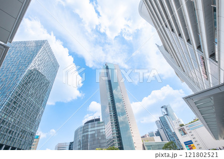 名古屋駅前　高層ビル群 121802521