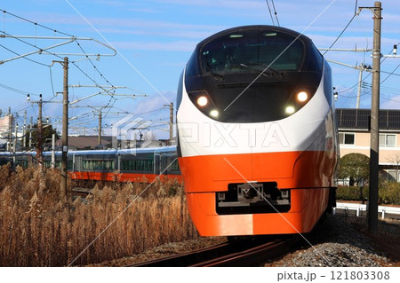 【JR東日本】E657系 特急「ひたち」〜フレッシュひたちリバイバルカラー〜（東北本線：仙台〜長町） 121803308