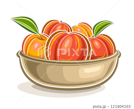 Vector logo for Peach Vector logo for Peach 121804103