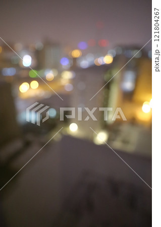 《北海道》旭川市の夜景 雪景色 《北海道》旭川市の夜景 雪景色 121804267