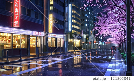 桜のある風景 121805041