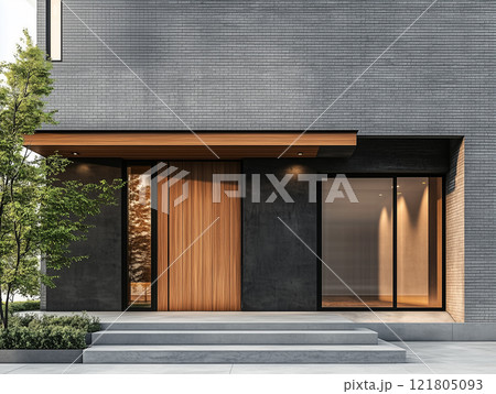 住宅イメージ モダンな一戸建て 住宅イメージ モダンな一戸建て 121805093