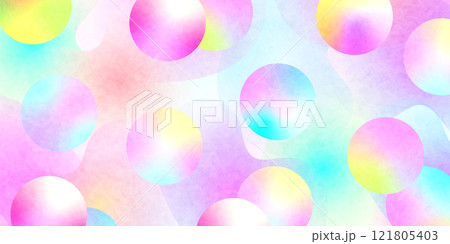 グラデーション カラフル 幾何学 模様 背景 グラデーション カラフル 幾何学 模様 背景 121805403
