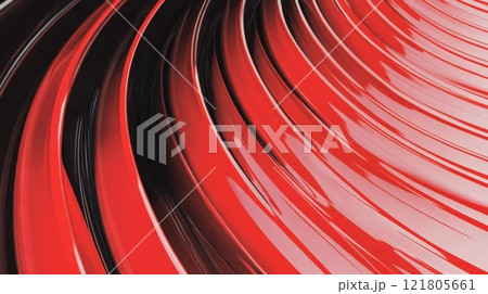 真っ赤なカーブの背景 真っ赤なカーブの背景 121805661