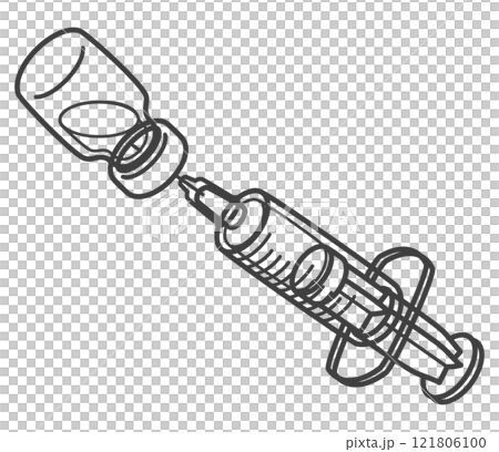 注射器とワクチン 121806100