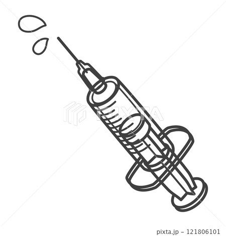 注射器とワクチン 121806101