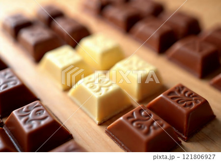 甘いひとときを演出するチョコレート【Generative AI】 甘いひとときを演出するチョコレート【Generative AI】 121806927