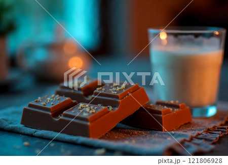 甘いひとときを演出するチョコレート【Generative AI】 121806928