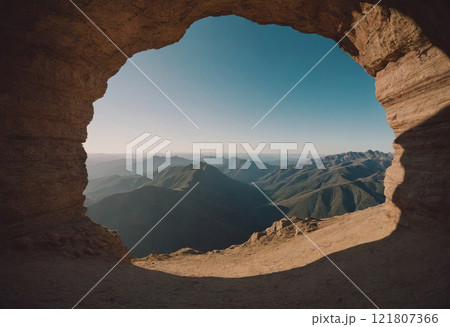 picturesque mountain landscape 121807366