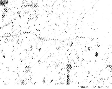 Black and white grunge. Distress overlay texture. Abstract surface dust and rough dirty wall background concept. Distress illustration simply place over object to create grunge effect. Vector EPS10. 121808268
