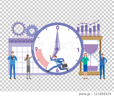 Image illustration of time management 121808324