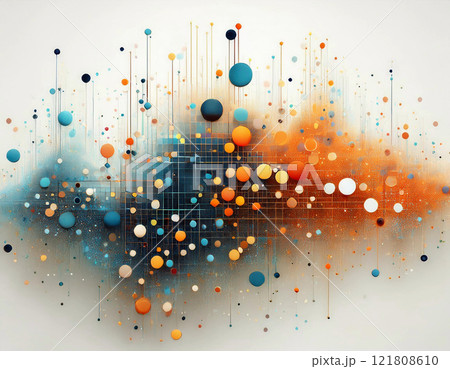 素粒子で表現される広大なネットワーク空間 121808610