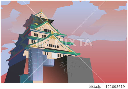 大阪城 121808619
