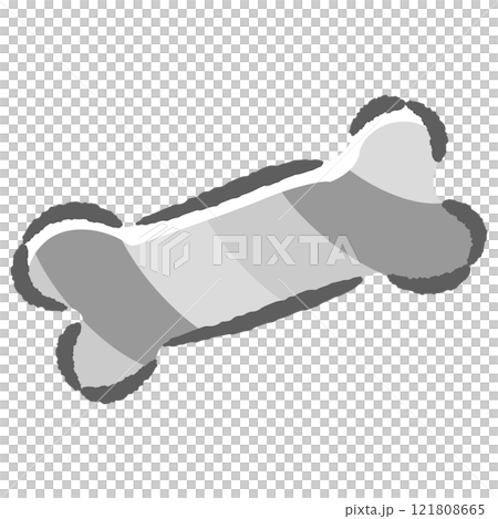 犬用おもちゃの手描きイラスト 121808665