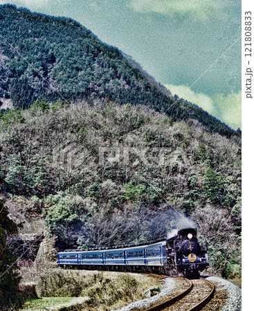 山口線の蒸気機関車 121808833