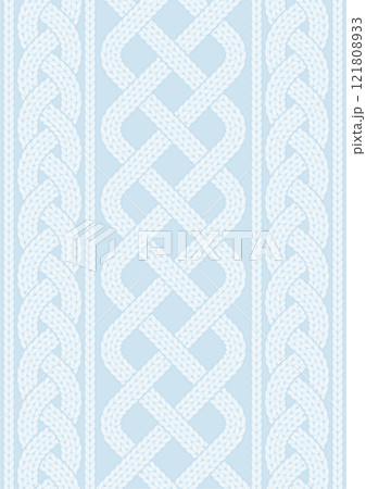 アランニットの背景素材-水色 121808933