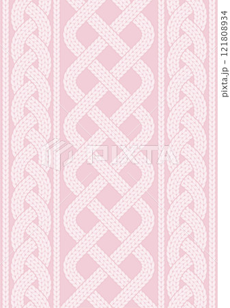 アランニットの背景素材-ピンク アランニットの背景素材-ピンク 121808934