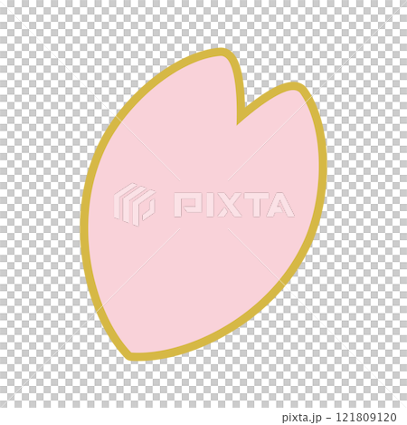 桜の花びらのイラスト素材 背景透過 桜の花びらのイラスト素材 背景透過 121809120
