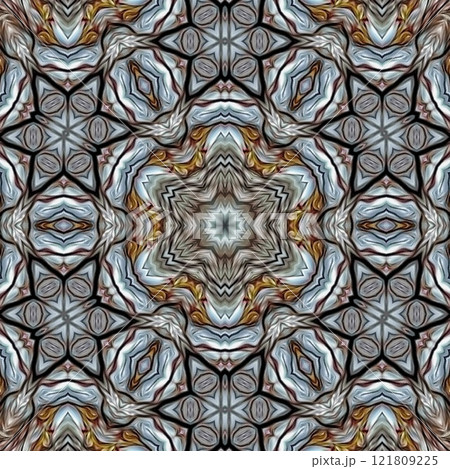 Mystical pattern design for the background. Fantasy flower texture for paper, wrapper, fabric, business card, carpet, tile, flyer printing. Swirl of luxury marble for any type of elegant home decor Mystical pattern design for the background. Fantasy flower texture for paper, wrapper, fabric, business card, carpet, tile, flyer printing. Swirl of luxury marble for any type of elegant home decor 121809225