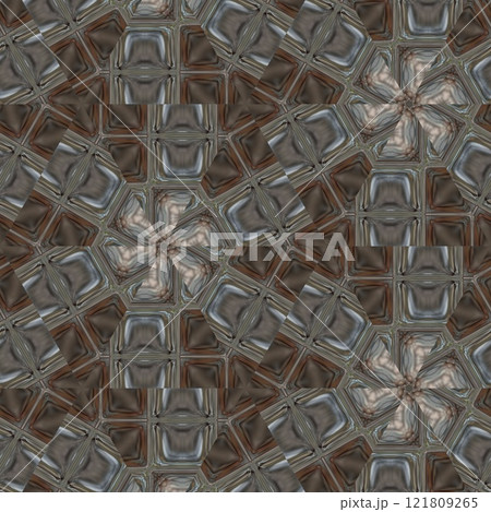 Mystical pattern design for the background. Fantasy flower texture for paper, wrapper, fabric, business card, carpet, tile, flyer printing. Swirl of luxury marble for any type of elegant home decor 121809265