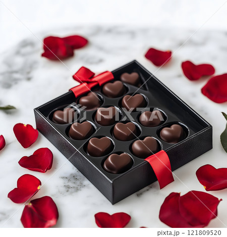 a heart of chocolate: valentine's treats 121809520