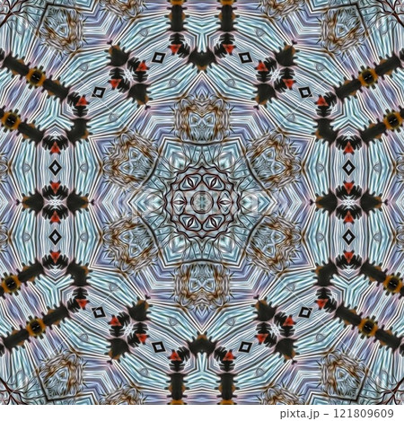 Mystical pattern design for the background. Fantasy flower texture for paper, wrapper, fabric, business card, carpet, tile, flyer printing. Swirl of luxury marble for any type of elegant home decor Mystical pattern design for the background. Fantasy flower texture for paper, wrapper, fabric, business card, carpet, tile, flyer printing. Swirl of luxury marble for any type of elegant home decor 121809609