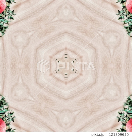 Mystical pattern design for the background. Fantasy flower texture for paper, wrapper, fabric, business card, carpet, tile, flyer printing. Swirl of luxury marble for any type of elegant home decor Mystical pattern design for the background. Fantasy flower texture for paper, wrapper, fabric, business card, carpet, tile, flyer printing. Swirl of luxury marble for any type of elegant home decor 121809630