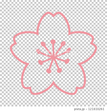 櫻花插畫背景透明 櫻花插畫背景透明 121810261