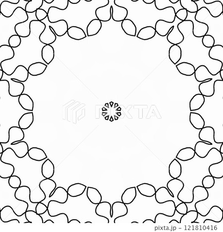 Coloring book page for kindergarten school students. Mandala colouring for traditional festive decoration. Artwork for practicing color fill up. Doodle work sample for learning purpose Coloring book page for kindergarten school students. Mandala colouring for traditional festive decoration. Artwork for practicing color fill up. Doodle work sample for learning purpose 121810416