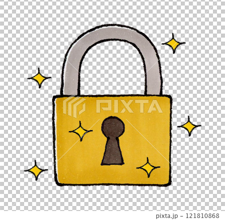 掛鎖和鑰匙（閃閃發光） 121810868