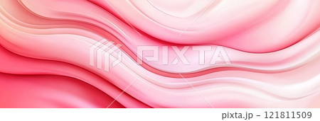 Vibrant red and pink gradient with smooth transitions and soft shapes creating a minimalist abstract design Vibrant red and pink gradient with smooth transitions and soft shapes creating a minimalist abstract design 121811509
