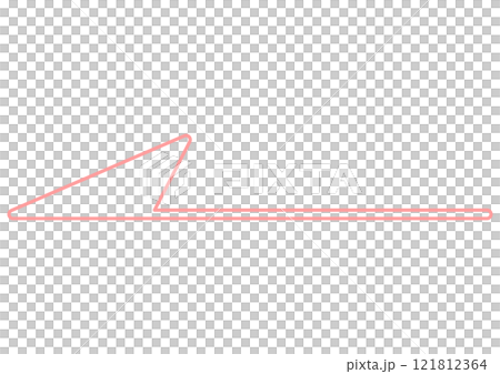 Pink simple arrow 121812364