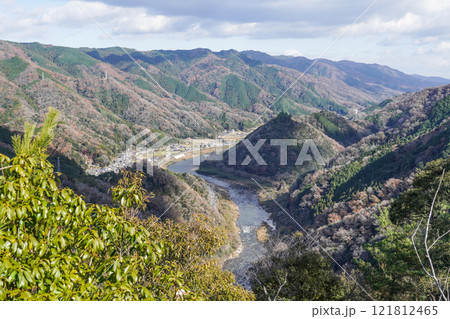 笠置寺(京都府)修行場巡り 平等石からの眺望 笠置寺(京都府)修行場巡り 平等石からの眺望 121812465