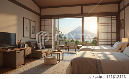 Ai 架空の富士山が見える観光ホテル 121812528