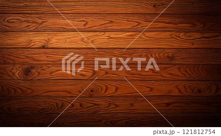木目模様のテクスチャ素材 Generative AI 121812754