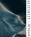 Old film overlay. Dust scratch texture. Color distortion. White orange light flare weathered effect uneven worn surface with burn spots dark illustration art abstract background. 121813239