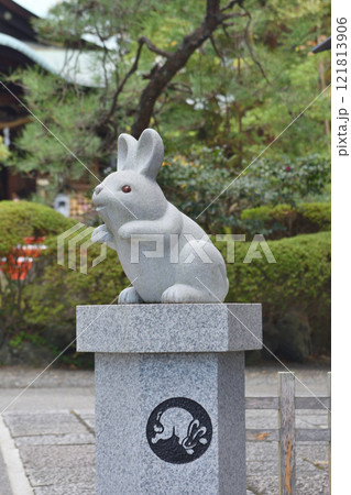 岡崎神社の狛ウサギ 岡崎神社の狛ウサギ 121813906